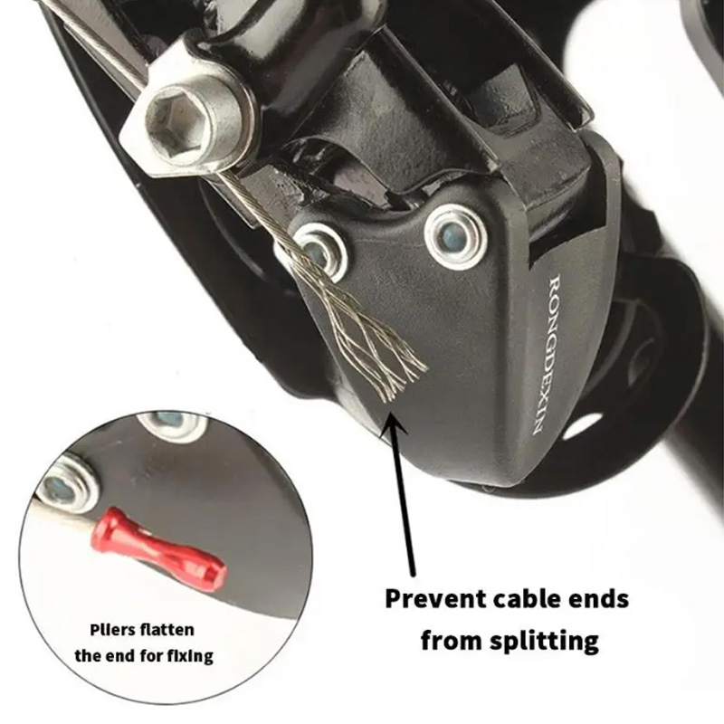 100PCS Bike Shift Brake Cable  - đánh giá và giá Wire Connector Cap